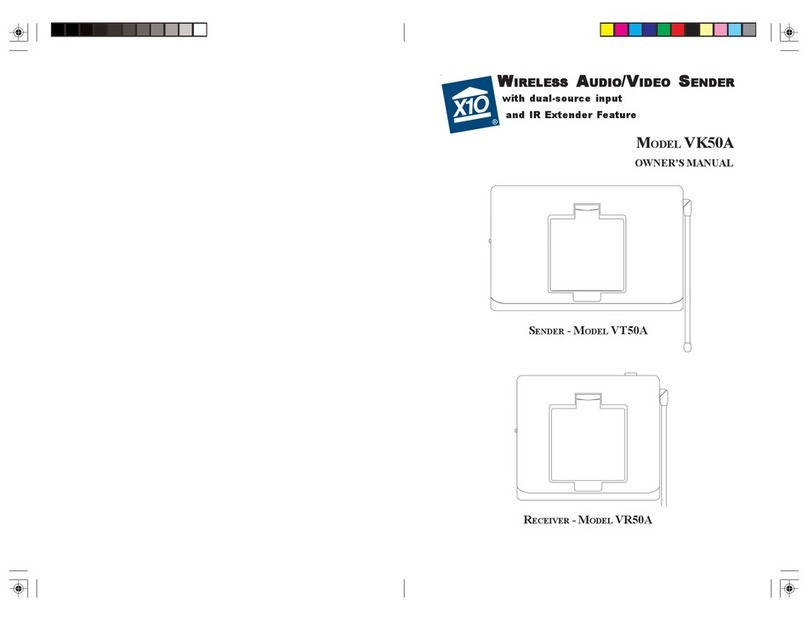 X10 VK50A User manual
