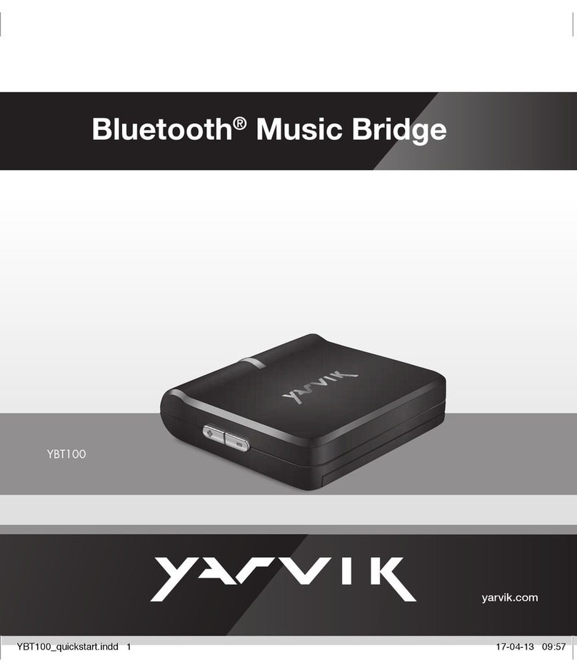 Yarvik YBT100 user manual
