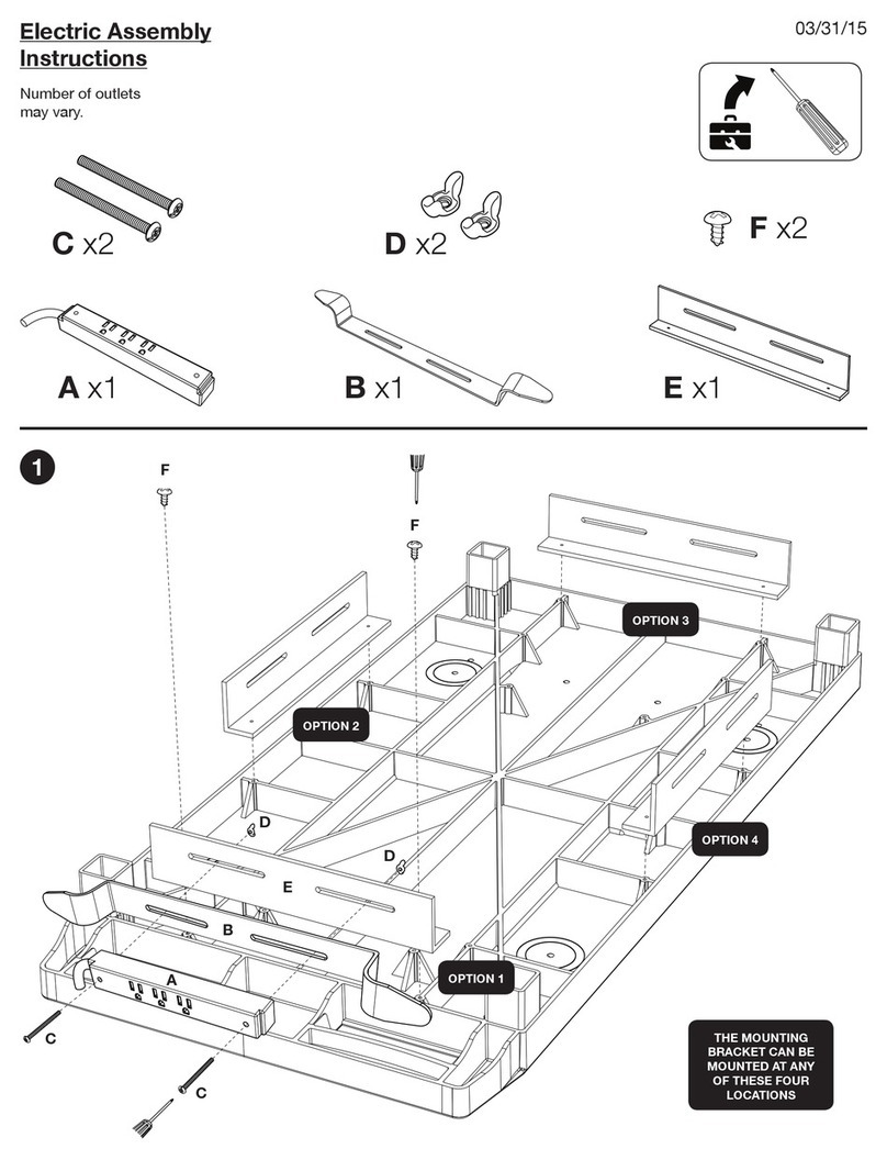 Luxor EA42CE Assembly instructions