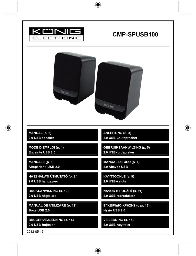 Konig CMP-SPUSB100 user manual