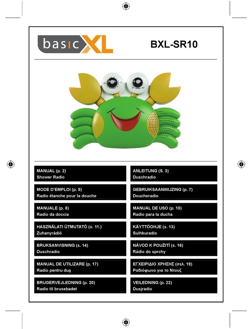 Basic XL BXL-SR10 User manual