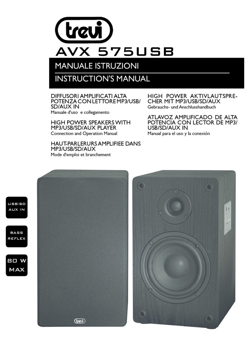 Trevi AVX 575USB instruction manual