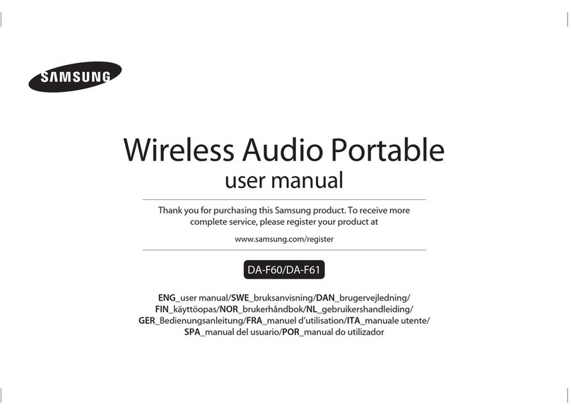 Samsung DA F60 User manual