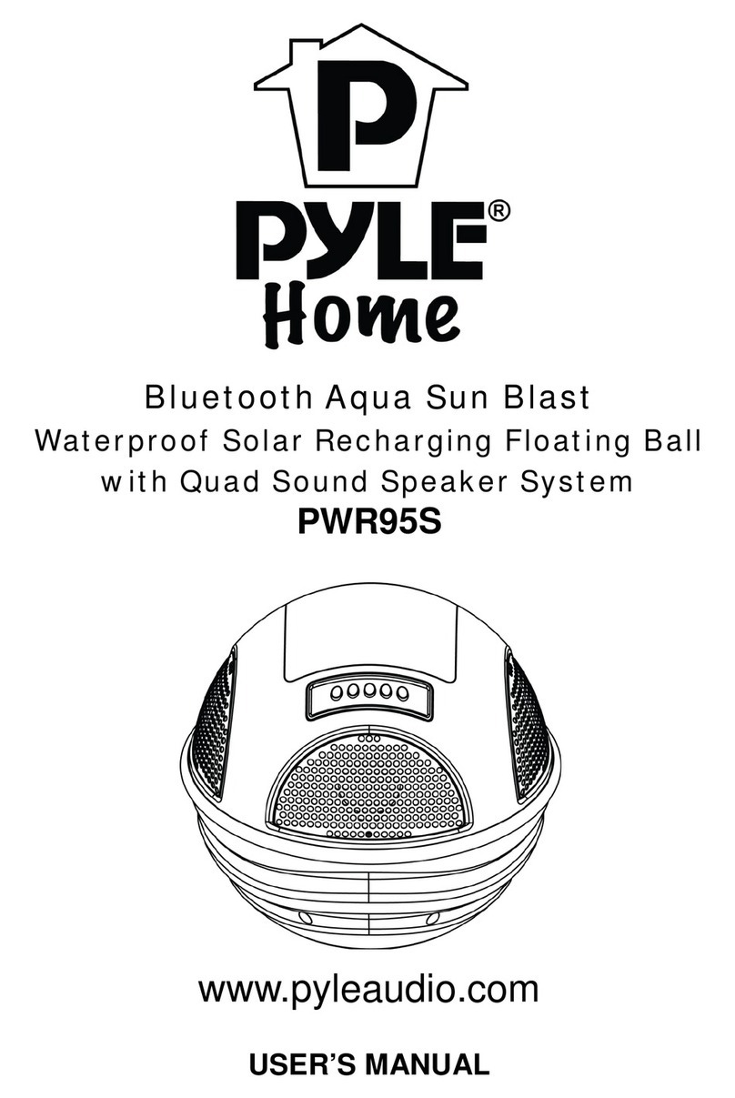 Pyle aqua sunblast PWR95S User manual