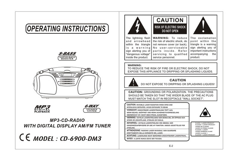 CMX CD-6900-DM3 operating instructions