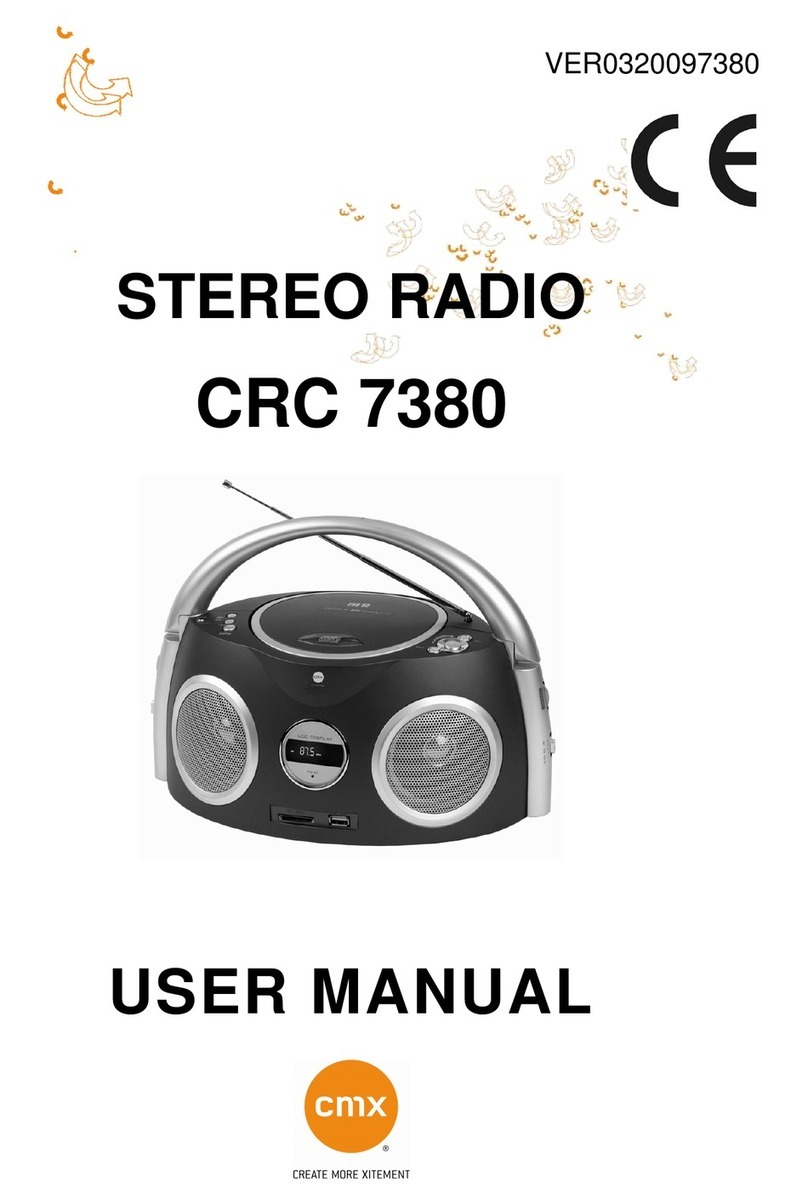 CMX CRC 7380 user manual