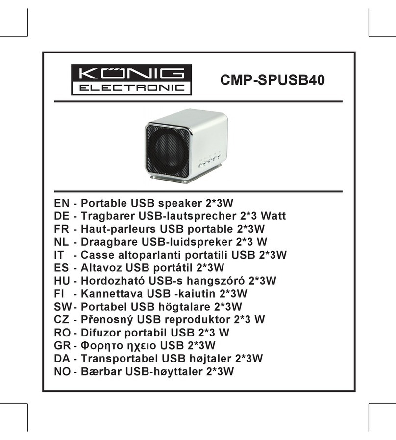 Konig CMP-SPUSB40 user manual