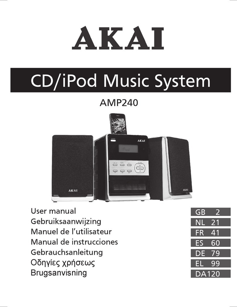 Akai AMP240 user manual