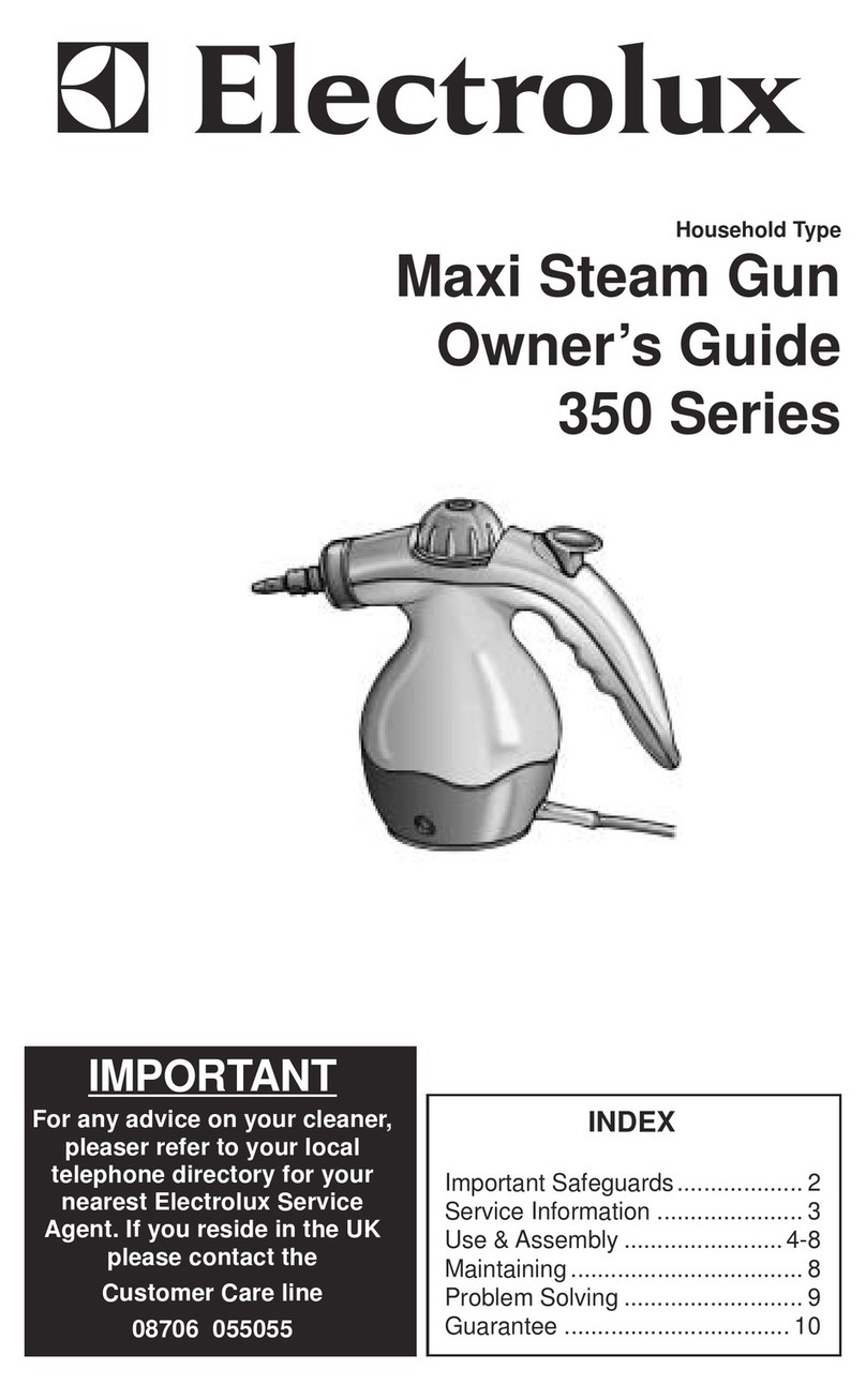Electrolux 350 Series User manual Electrolux 350 Series User manual