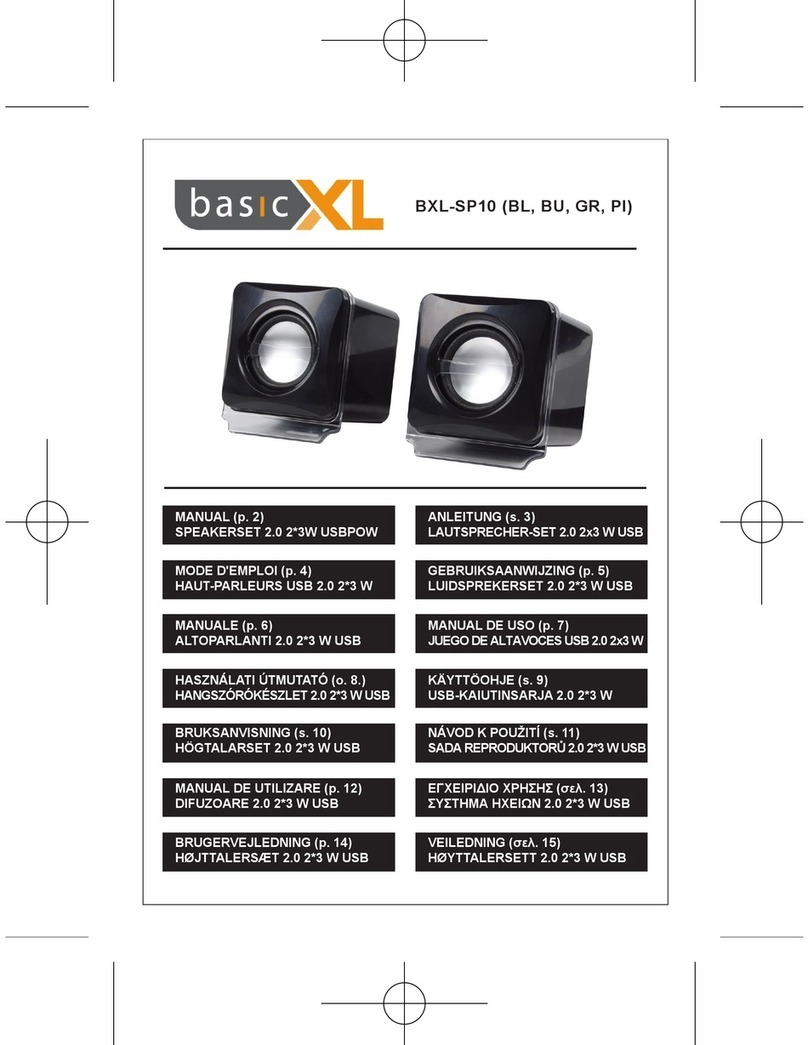 Basic XL BXL-SP10BL user manual