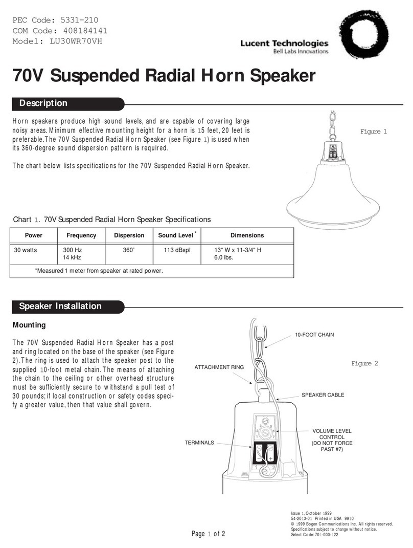 Lucent Technologies LU30WR70VH User manual