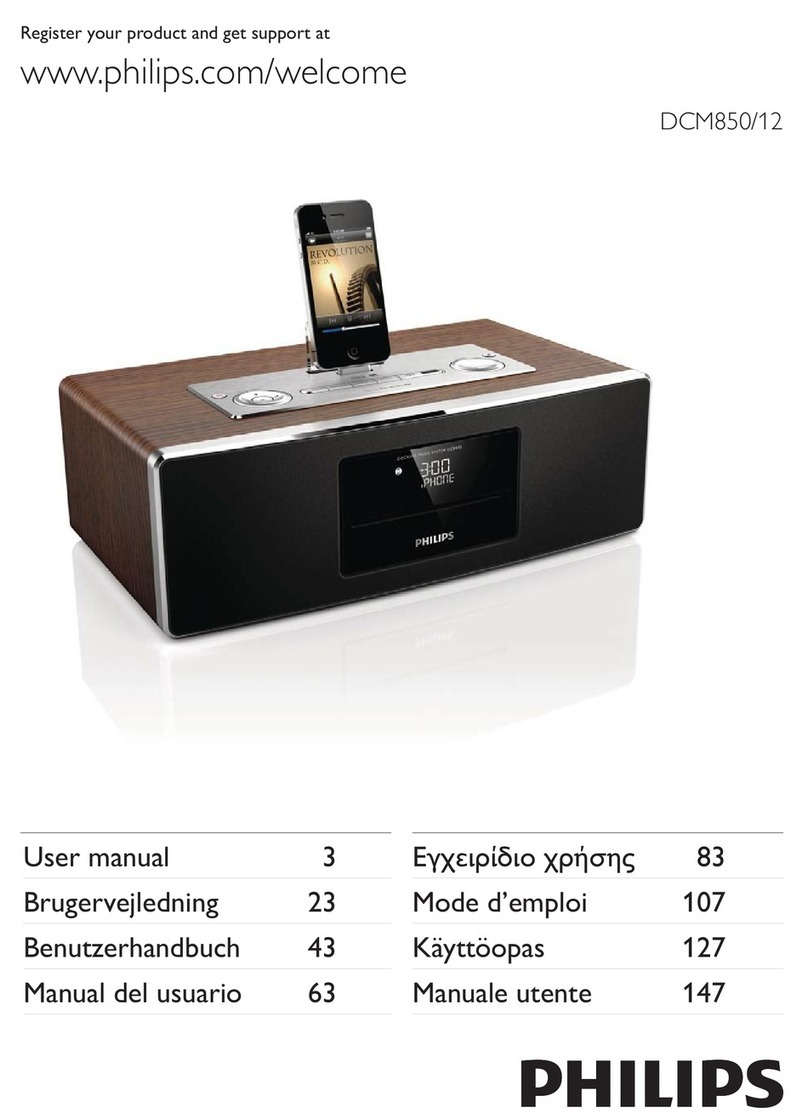 Philips DCM850/12 User manual