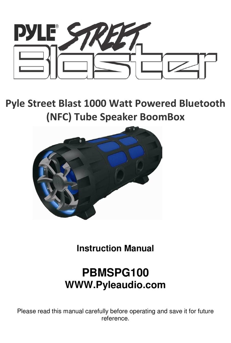 Pyle Street Blast User manual