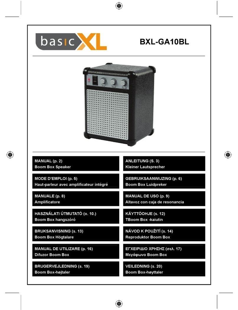 Basic XL BXL-GA10BL user manual