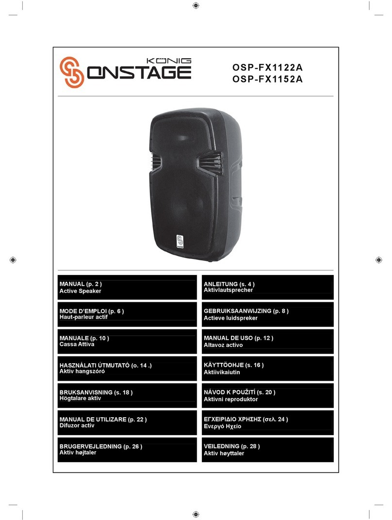 KONIG ONSTAGE OSP-FX1152A user manual