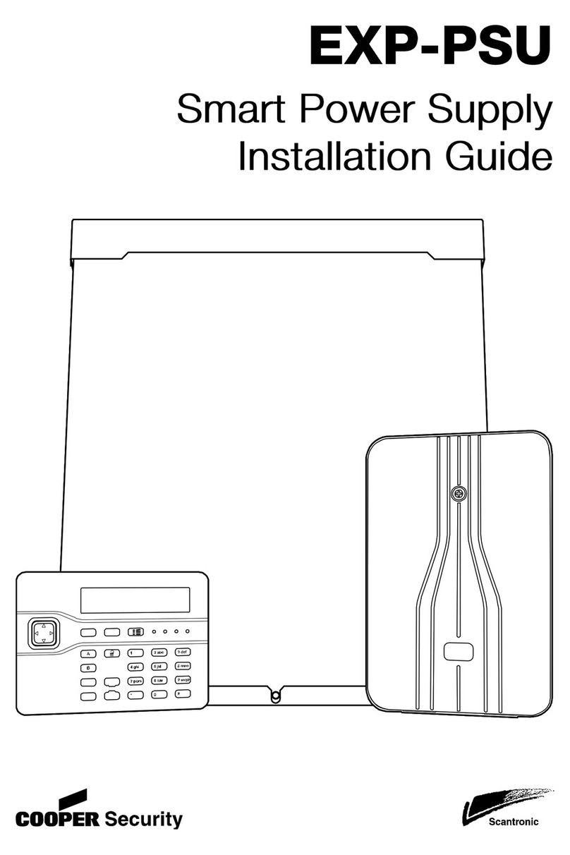 Cooper Security EXP-PSU installation guide