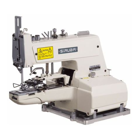 Siruba PK511 Instruction book and parts list