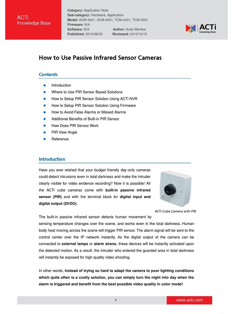 ACTi ACM-4201 Application note