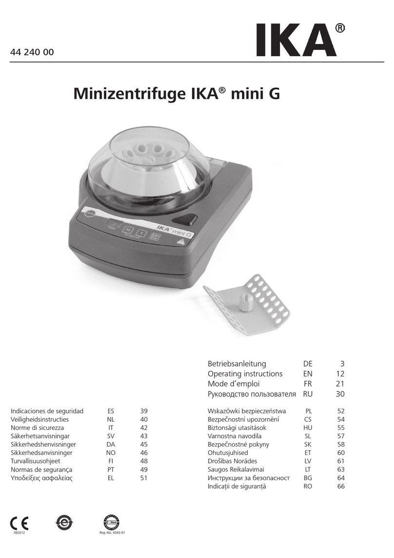 IKA mini G User manual
