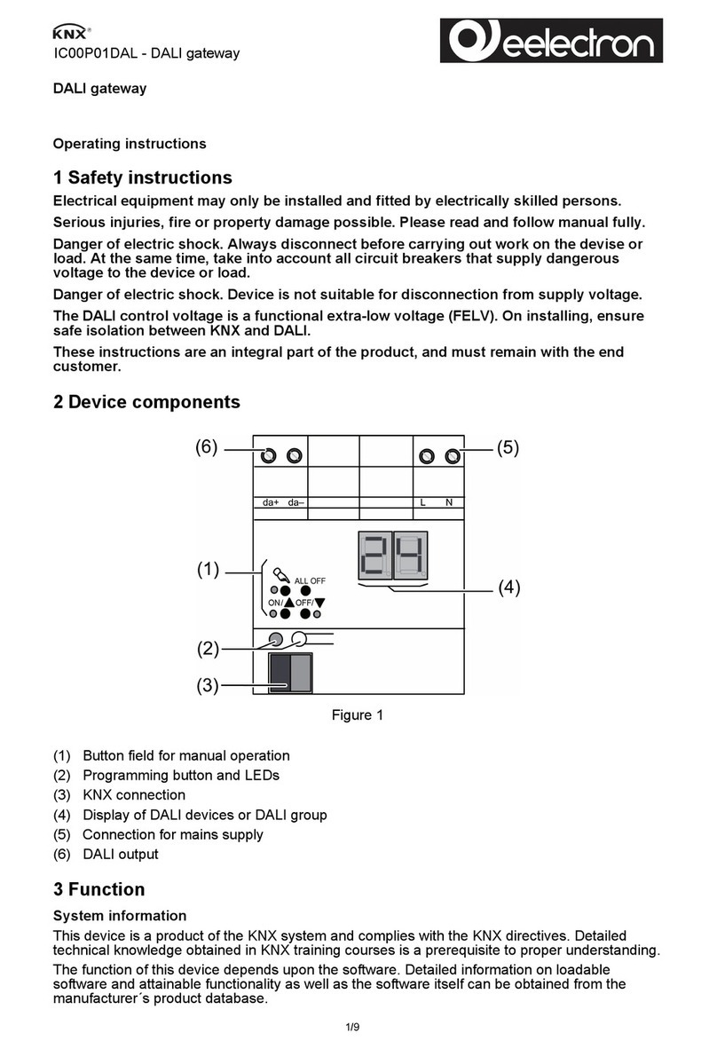 Eelectron IC00P01DAL operating instructions