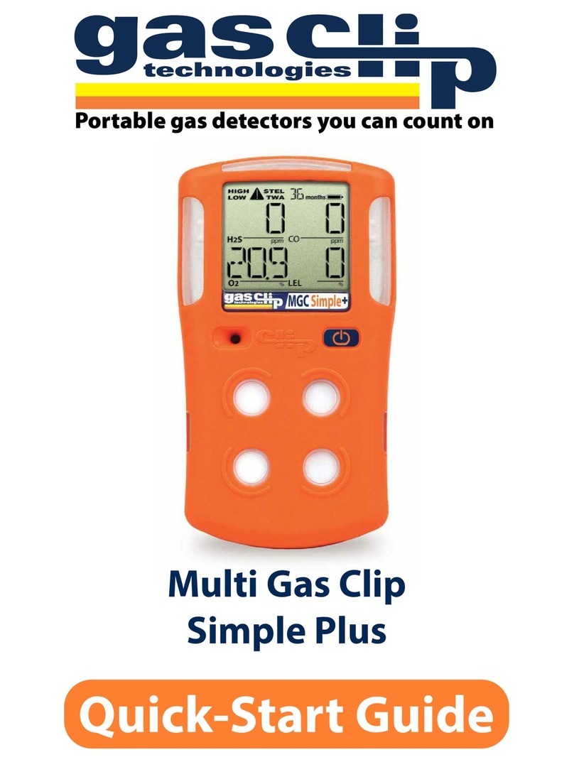Gas Clip Technologies Multi Gas Clip Simple Plus quick start guide