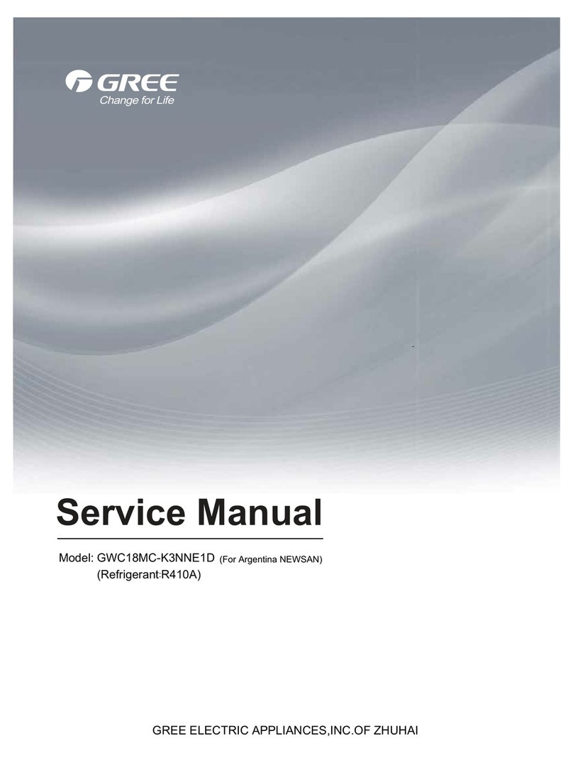 Gree GWC18MC-K3NNE1D User manual