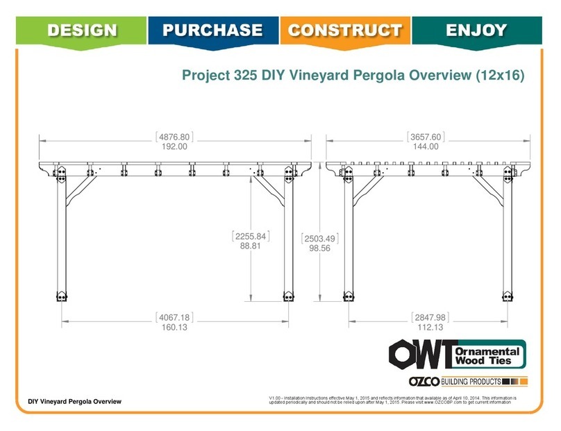 OZCO 325 installation instructions