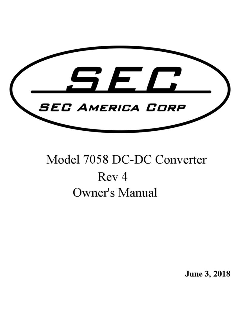 SEC America 7058 owner's manual