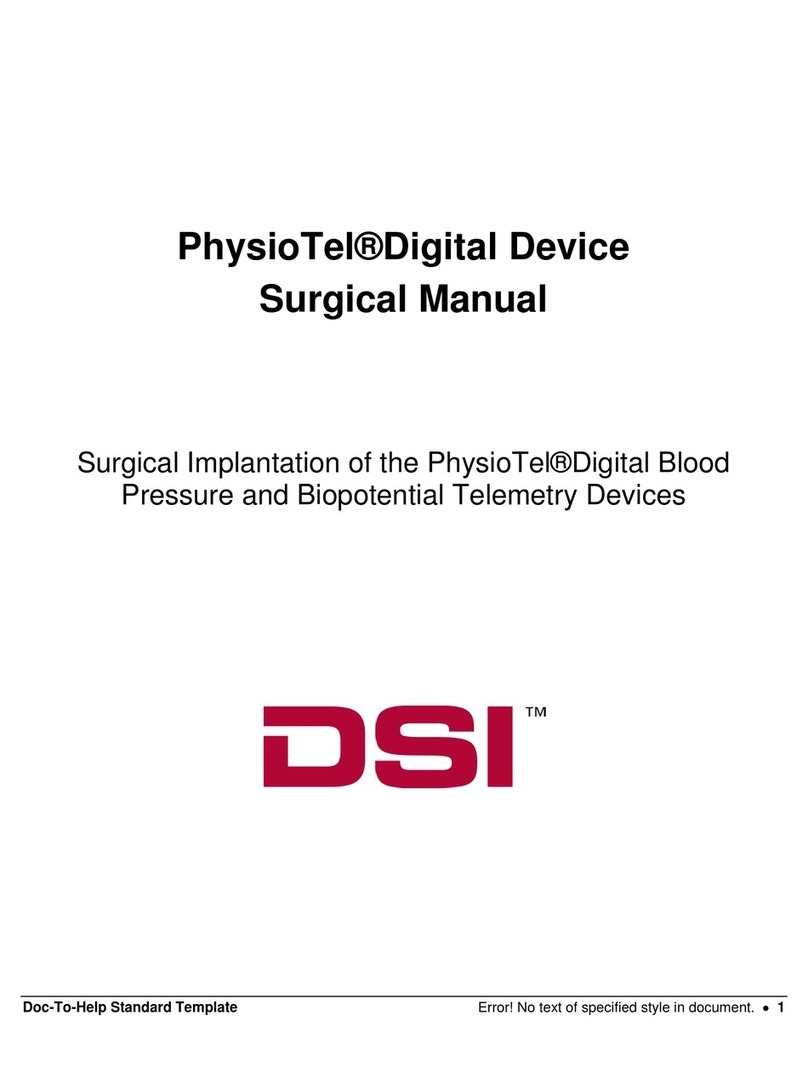 DSI PhysioTel Digital manual