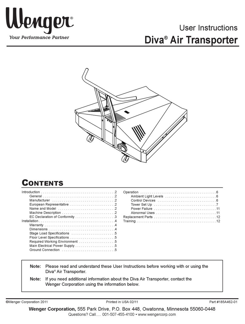 Wenger Diva 185A455 User instructions