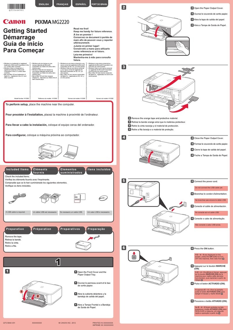 Canon PIXMA MG2220 User manual