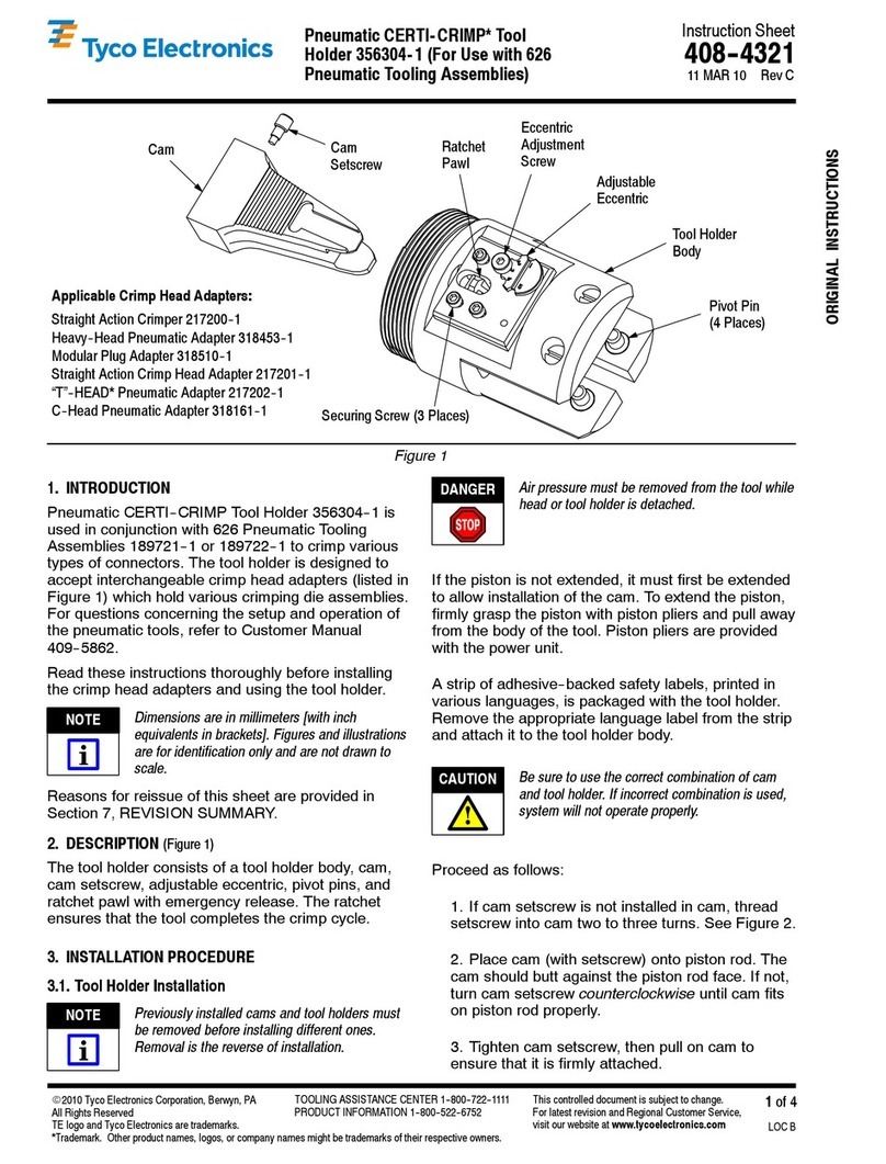 Tyco Electronics CERTI-CRIMP User manual