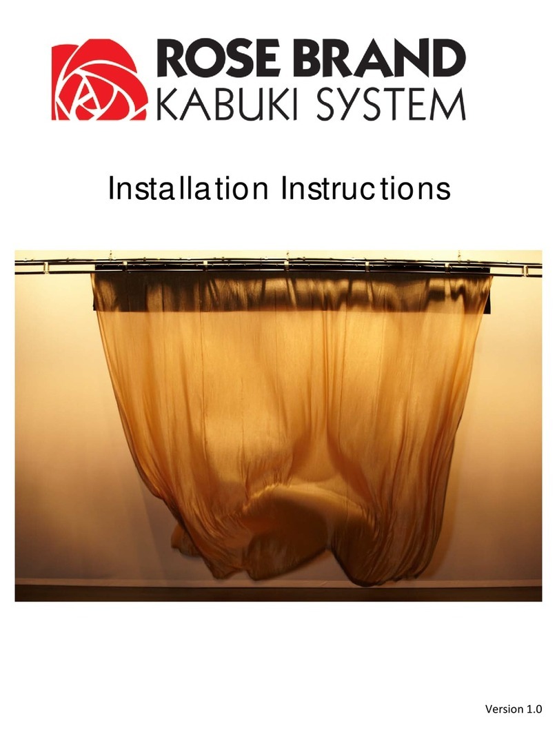 ROSE BRAND KABUKI SYSTEM installation instructions