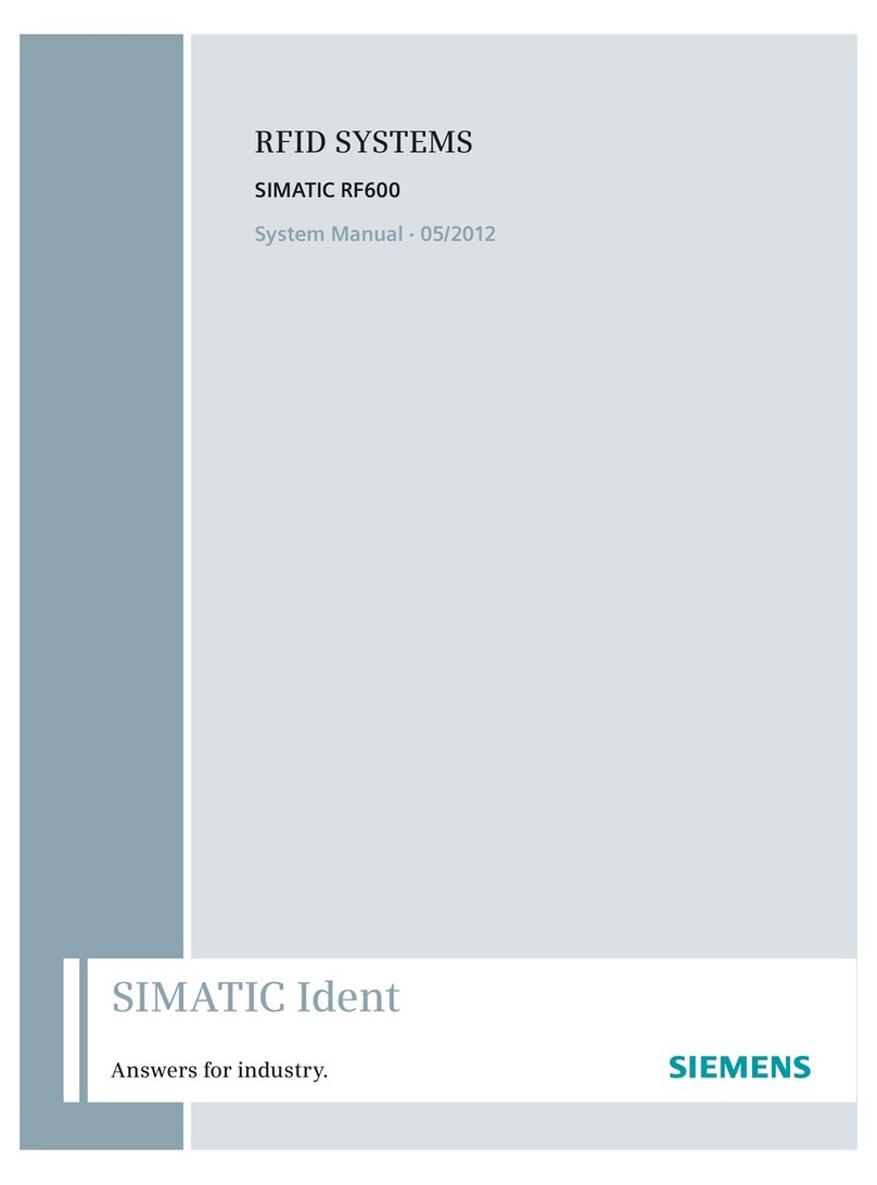 Siemens Simatic RF600 User guide