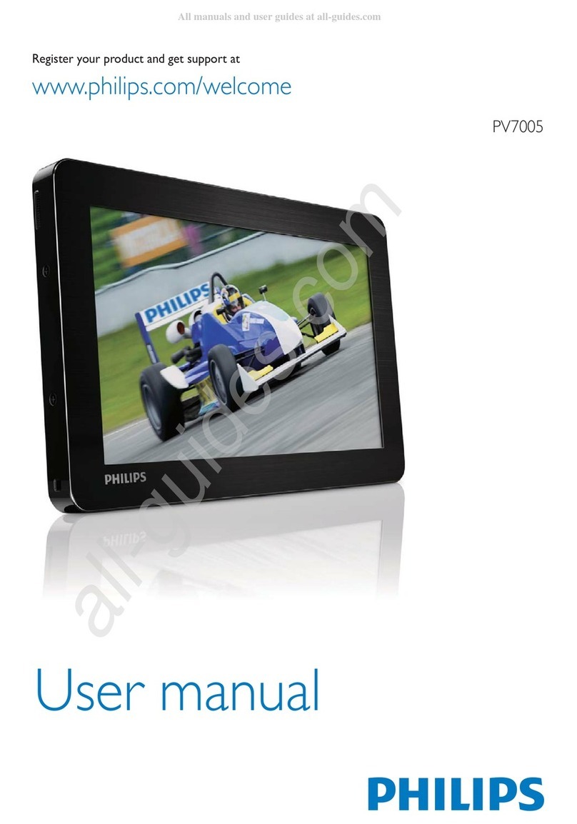 Philips PV7005 s User manual Philips PV7005 s User manual