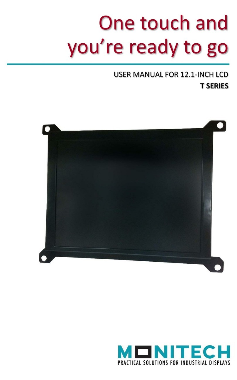 Monitech T Series User manual