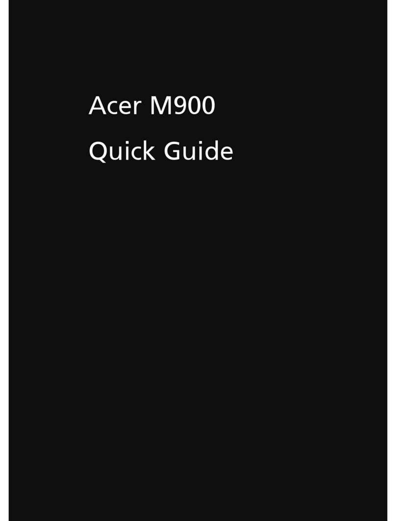 Acer M900 User manual