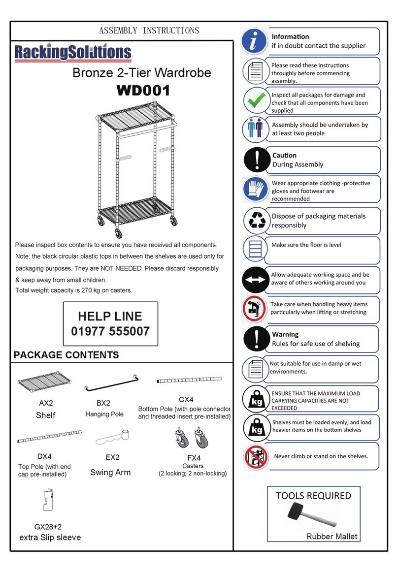 Racking Solutions WD001 User manual