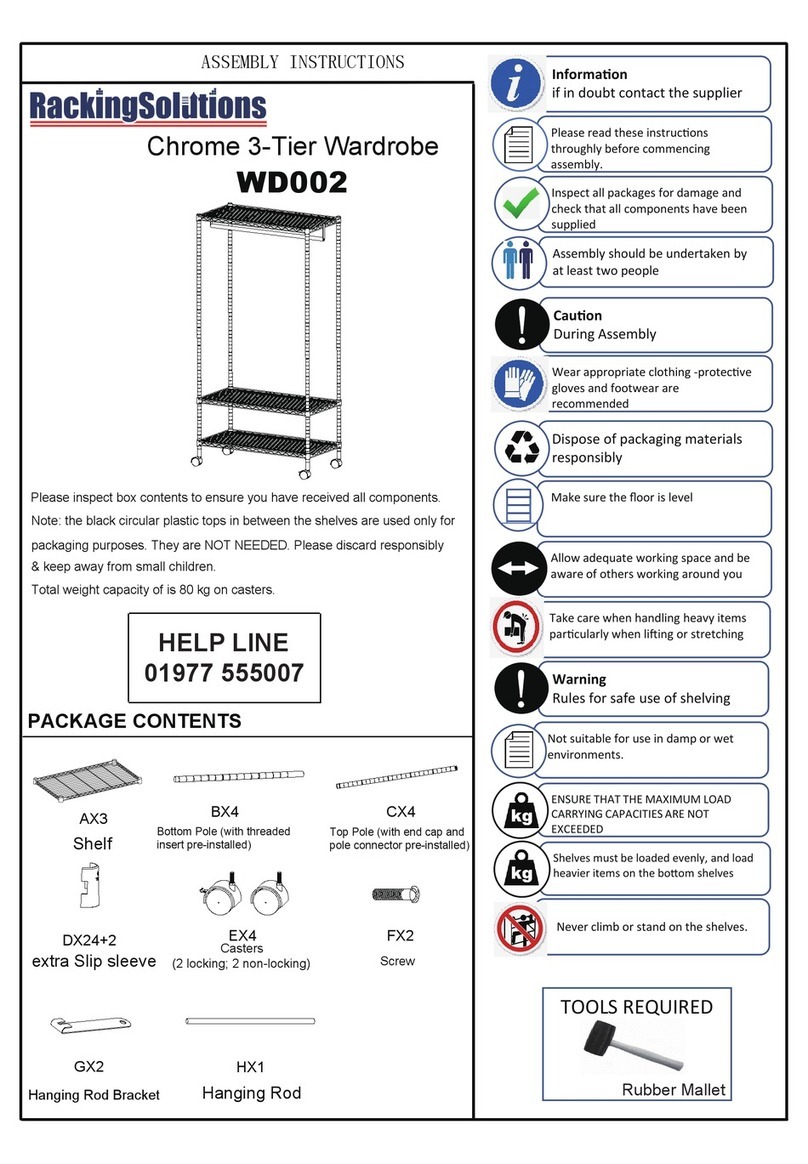 Racking Solutions WD002 Assembly instructions