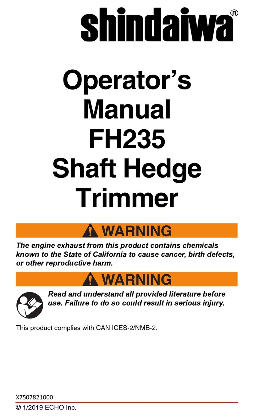 Shindaiwa FH235 Operator's manual