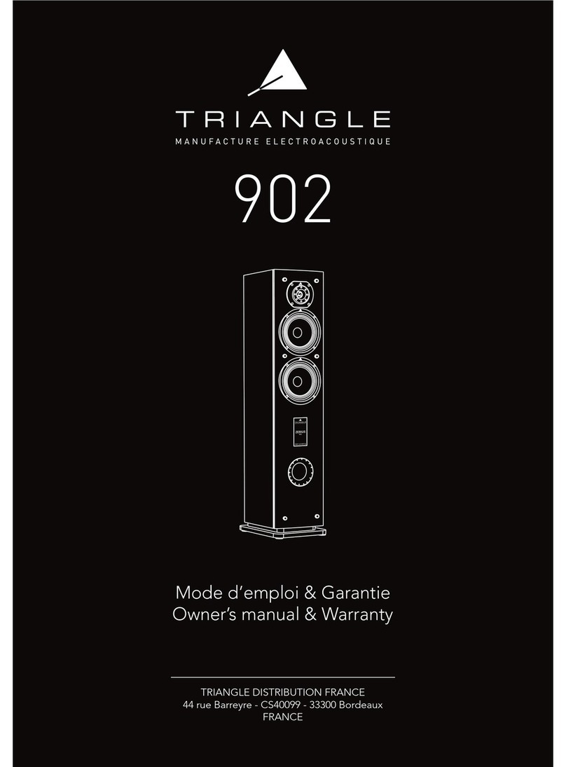 TriangleTube 902 series owner's manual
