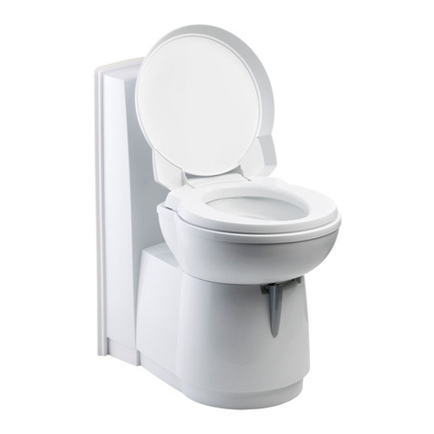 Thetford C260 Cassette Toilet installation instructions