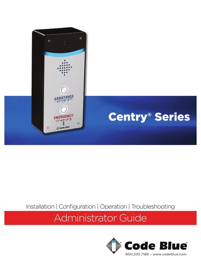 Code Blue Centry Series Service manual Code Blue Centry Series Service manual