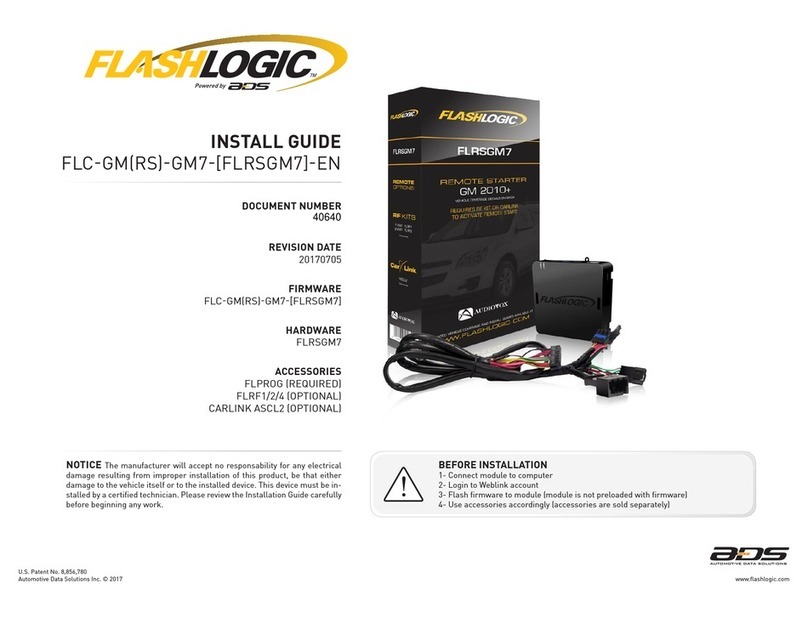 FlashLogic FLRSGM7 User manual