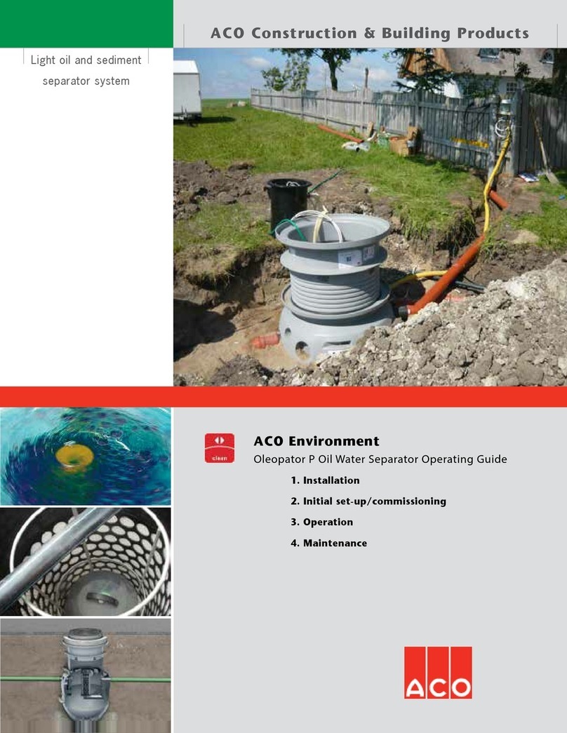 ACO Oleopator P Series User manual
