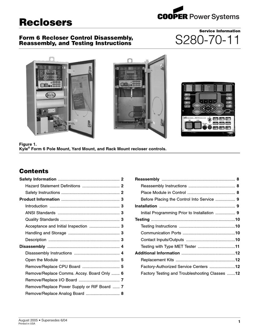 Cooper Kyle Form 6 Installation instructions