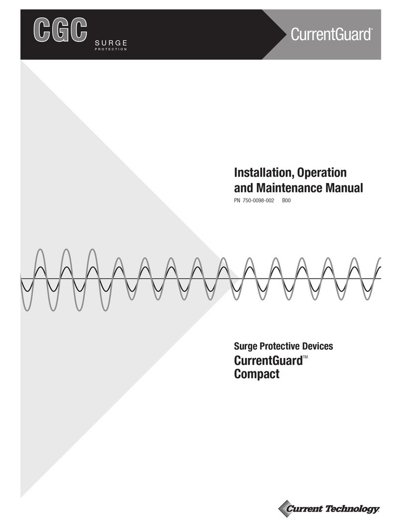 Current Technology CGC Series Installation, operation and maintenance manual