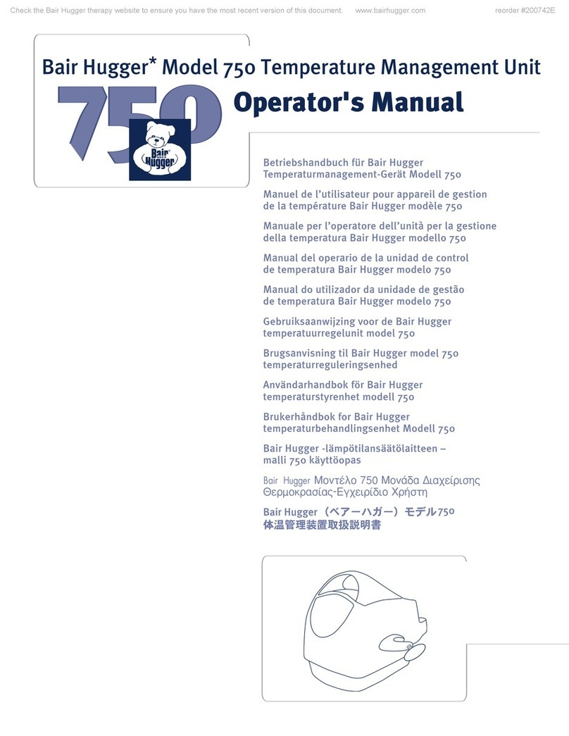 Bair Hugger 750 User manual