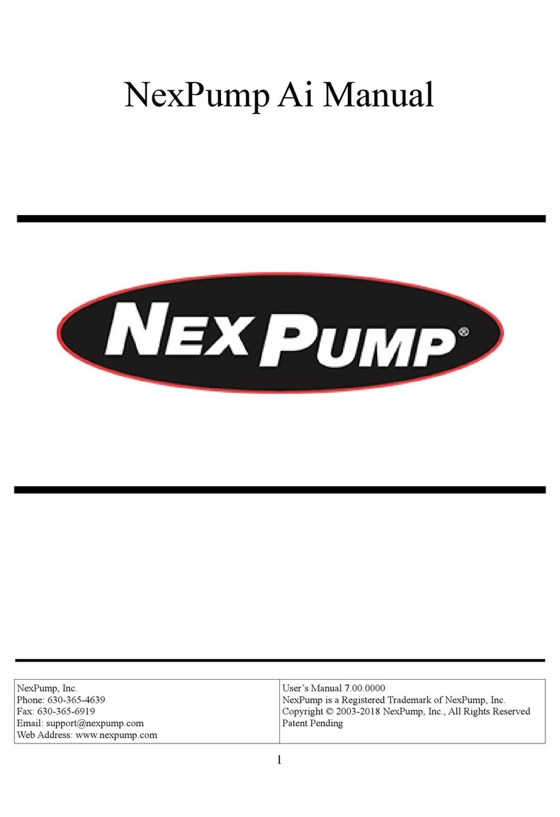 NexPump Ai Single instruction manual