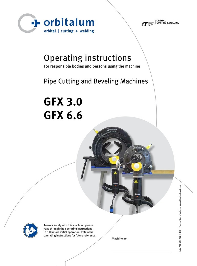 Orbitalum GFX 3.0 operating instructions